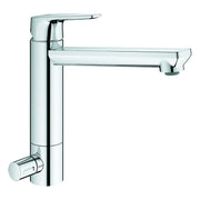Grohe - EH-Spültischbatterie BAUEDGE 31696 mh. Ausl. GROHE ZERO Absperrventil chrom