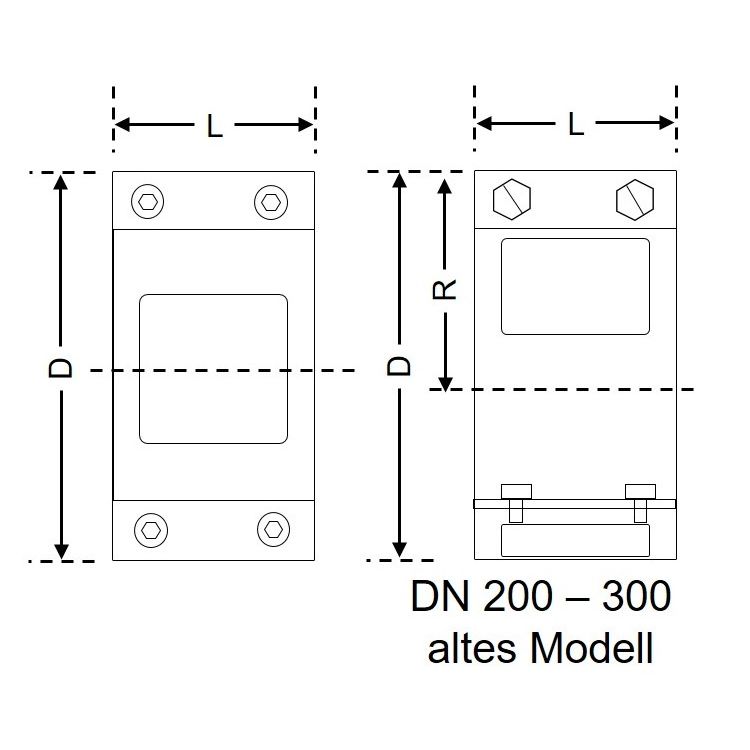 Düker - Fornatis Universal-Kralle DN200 für Rapid CV und CE