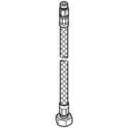 Grohe - Druckschlauch 46255 flexibel M10 AG x1x 3/8 IG 544mm chrom