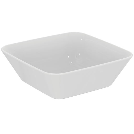 Ideal Standard - Schale CONNECT AIR, quadratisch, o.Hl., o.Ül., 400x400x135mm, Weiß m. IP