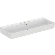 Ideal Standard - Waschtisch CONCA, 3 Hl., m.Ül., 1200x450x165mm, Weiß mit IdealPlus