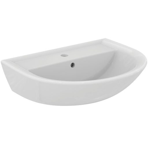 Ideal Standard - Waschtisch EUROVIT, 1 Hl., m.Ül., 600x470x175mm, Weiß