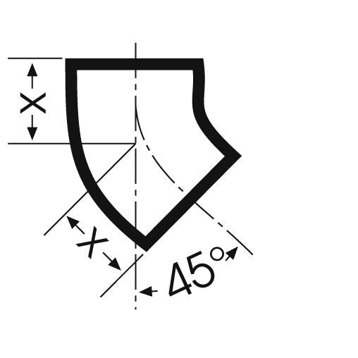 Düker - D�ker Bogen DN50 45Gr