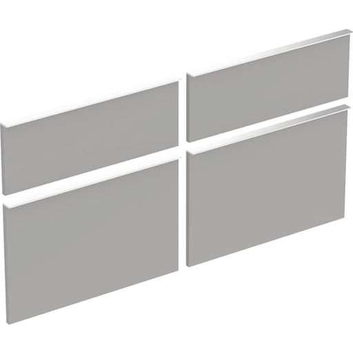 Geberit Vertriebs - Schubladenfront Platin, 4 Stück zu ICON WTU 840522