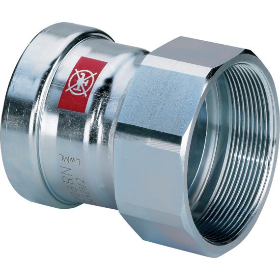 Viega - Übergangsstück PRESTABO XL 1112XL 64,0mm x 2IG Stahl verzinkt