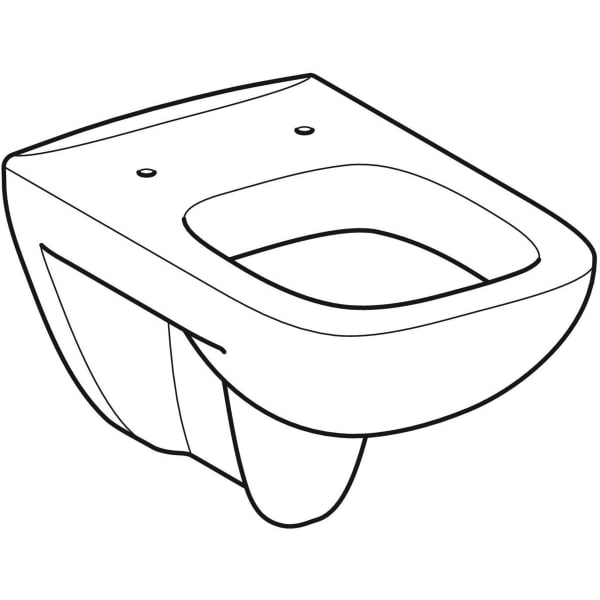 Geberit Vertriebs - Wand-WC RENOVA Nr. 1 PLAN 202150 tief, weiß