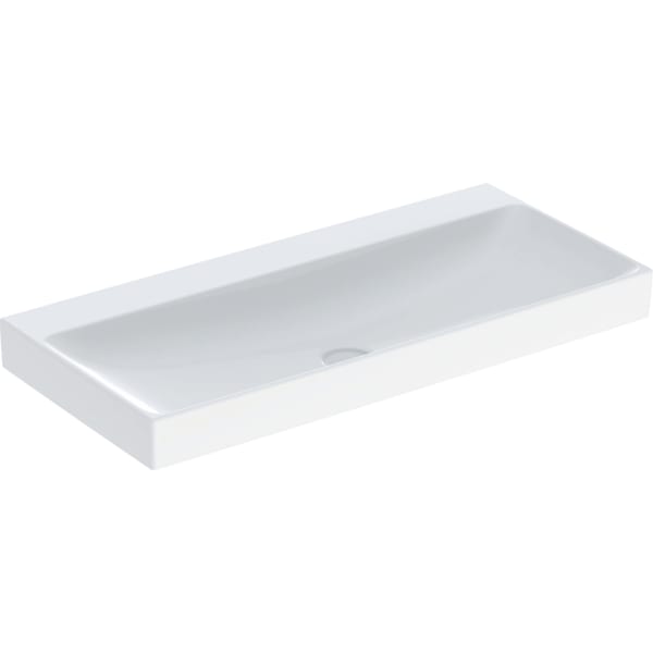 Geberit Vertriebs - ONE Waschtisch 105x48 cm, Abg. verti. o. Hl., o. Ül., weiß, KeraTect
