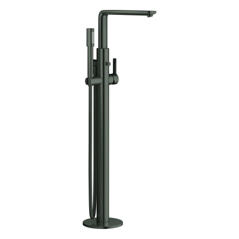 Grohe - EH-Wannenbatterie LINEARE 23792_1 Bodenmontage FMS hard graphite gebürstet