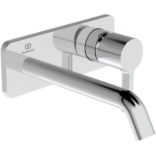 Ideal Standard - Wand-Waschtischarmatur JOY, BS2, eckige Rosette, Ausld.180mm, Chrom