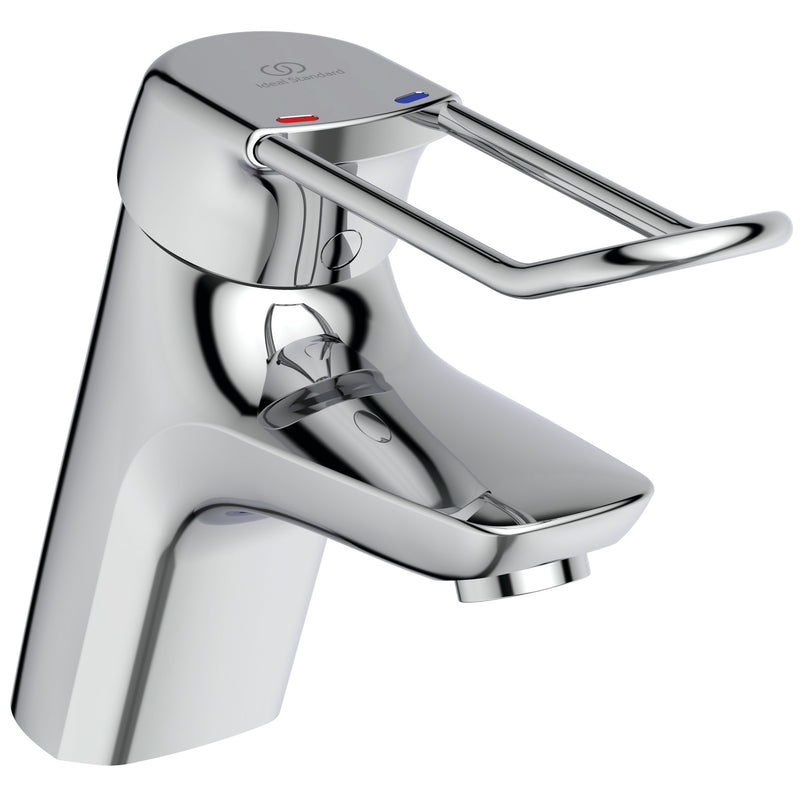 Ideal Standard - WT-Armatur CERAMIX BLUE,m.Bügelgriff, m.Ablgarn.,m.CU-Rohren,Ausld.135mm,Chrom