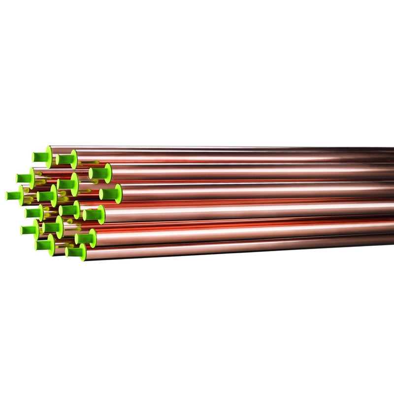 HME Copper - Sanco-Rohr 42x1,2mm m. Hygieneverschluß hart,nach EN1057-RAL in Stangen p.m