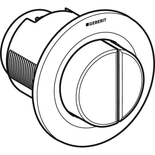 Geberit Vertriebs - Fernbetätigung Typ 01 pneumatisch für 2-Mengen-Sp., UP-Drücker vorragend