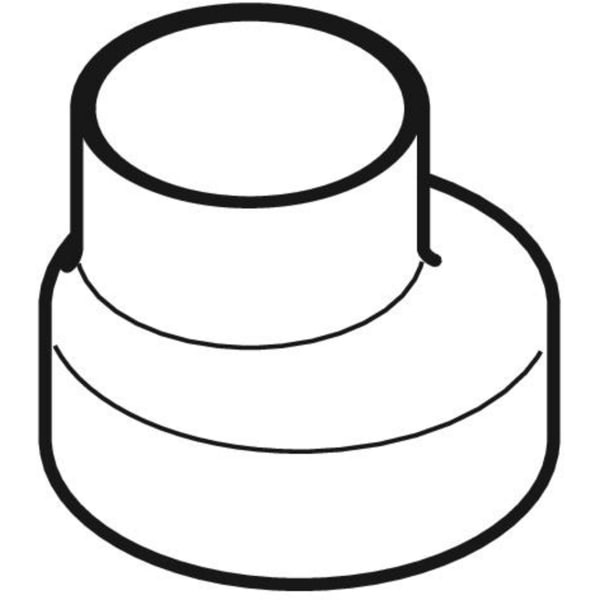Geberit Vertriebs - Silent-db20 Reduktion exzentrisch kurz d75/56 307.050.14.1