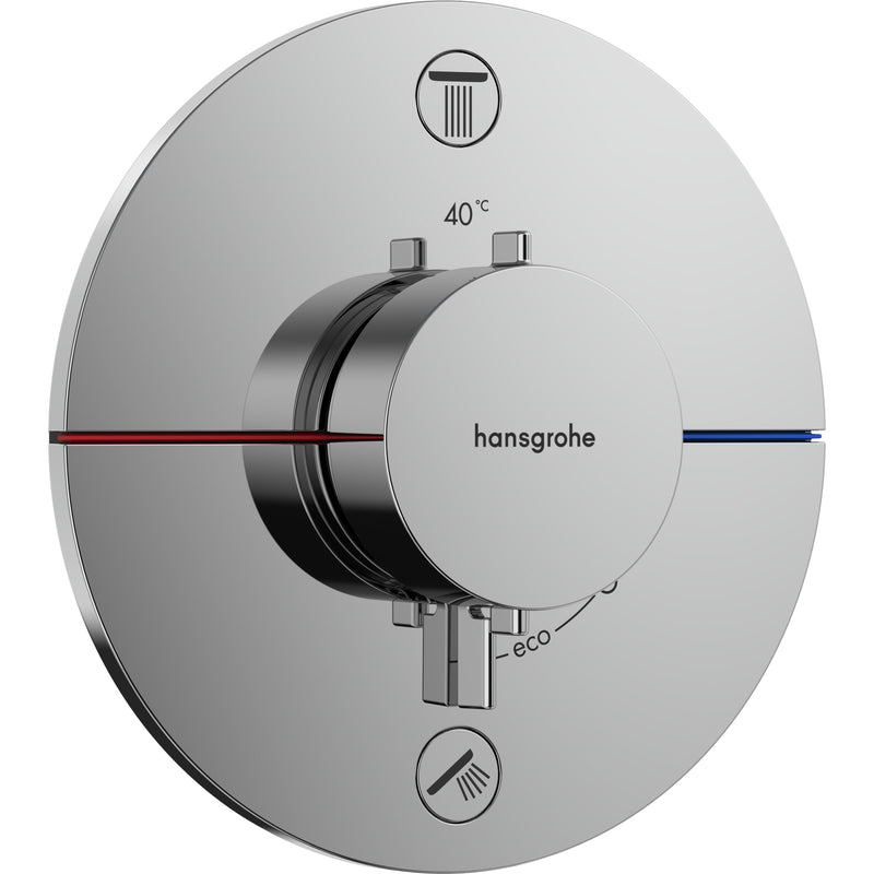 Hansgrohe - Thermostat UP ShowerSelect Comfort S Fertigset 2 Verb.m.Sicherungskombi. chr