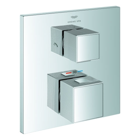 Grohe - THM-Brausebat. All. Bril. PC 24428 FMS Griff Rändelstruktur chrom
