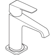 Hansgrohe - Waschtischmischer 130 Axor Citterio E ohne Zugstange Hebelgriff mattschwarz