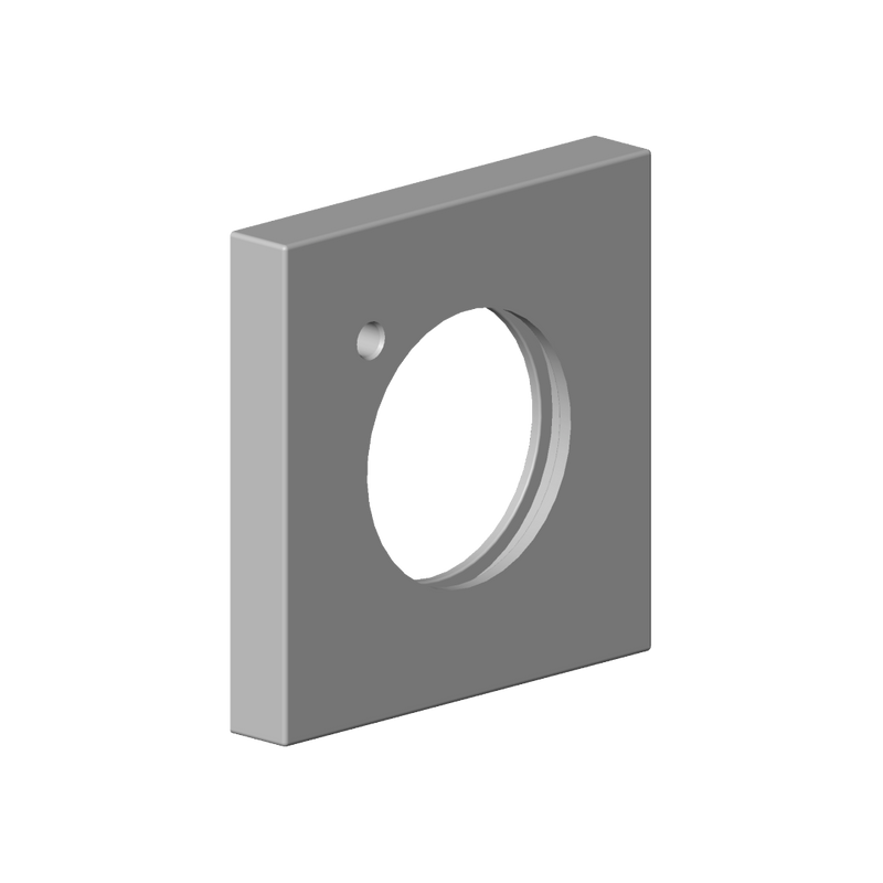 Dornbracht - Rosette Ersatzteile 092797021 60 x 60 x 9 x D. 33,2 mm chrom