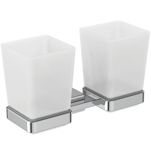 Ideal Standard - 2 Mundgläser IOM SQUARE, Chrom