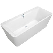 VILLEROY & BOCH - BW (180SQE7PDBCV) SQUARO Edge 12 inkl. Schürze 1800 x 800 mm weiß alpin