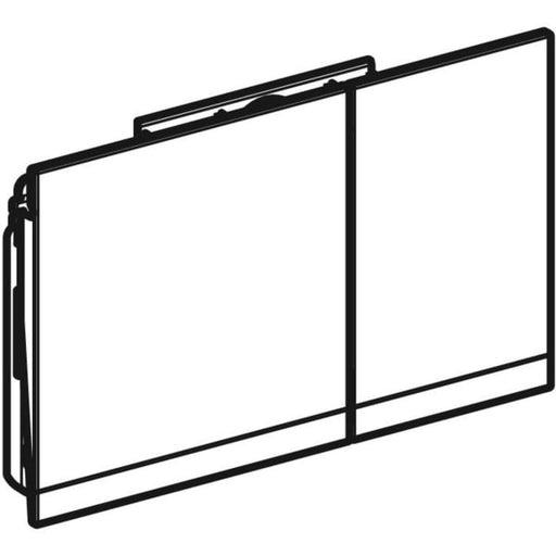 Geberit Vertriebs - SIGMA60 BetPl. für 2-Mengen-Spülung Fertigbauset