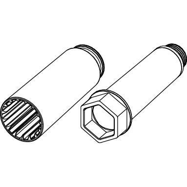 TECE SE - Seal System Baustopfen 1/2 mit Metallgewinde