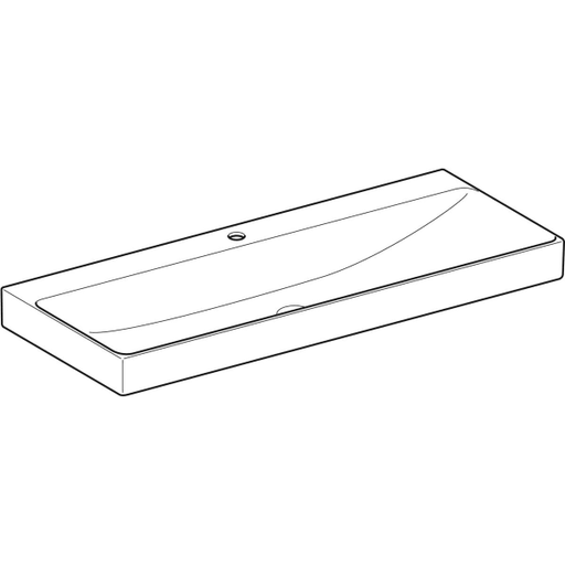 Geberit Vertriebs - ONE Waschtisch 120x48 cm, Abg. verti. m. Hl., o. Ül., weiß, KeraTect