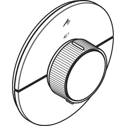 Hansgrohe - Thermostat UP Axor ShowerSelect ID 1 Verbraucher rund MSW