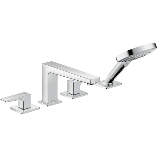 Hansgrohe - 4-Loch Wannenarmatur METROPOL F-Set chrom Wannenrandmontage