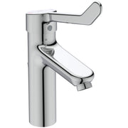 Ideal Standard - WT-Armatur CERAPLUS 2, Grande m.Klinikhebel,m.Ablgarn.,Ausld.123mm,Chr