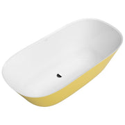 VILLEROY & BOCH - Badewanne Theano 1550x750x620mm Solo Freistehend ColourOnDemand Stone White