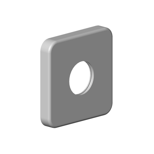 Dornbracht - Rosette Ersatzteile 092796009 64 x 64 x 10 mm chrom