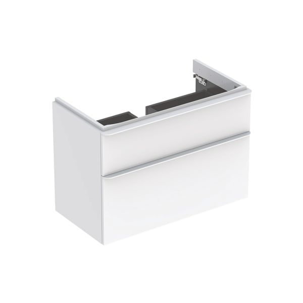 Geberit Vertriebs - Smyle Square US für WT, m. 2 Schubl. 88,4x61,7x47cm, weiß