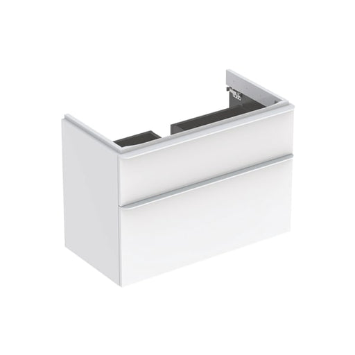 Geberit Vertriebs - Smyle Square US für WT, m. 2 Schubl. 88,4x61,7x47cm, weiß