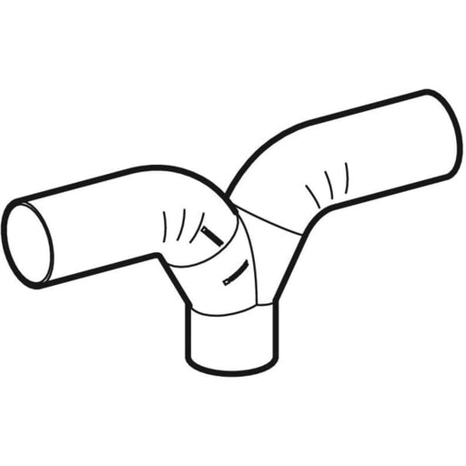 Geberit Vertriebs - PE Hosenabzweig 2 x 90Gr mit langen Schenkeln d110/110 367.458