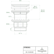 Siebventil Villeroy & Boch # 8798 50 61 verchr.