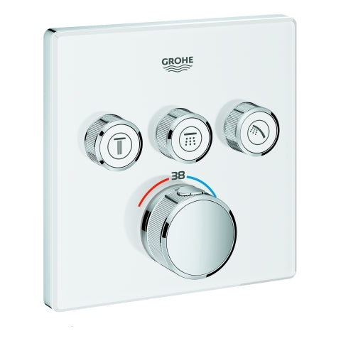 Grohe - THM GROHTHERM SmartControl 29157 eckig FMS 3 Absperrventile moon white