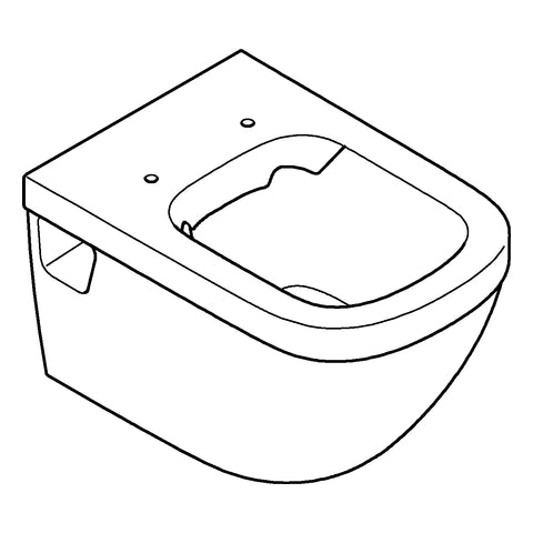 Grohe - Wand-Tiefspül-WC EURO Keramik 39538 für UP-SPK Abg. waager. alpinweiß