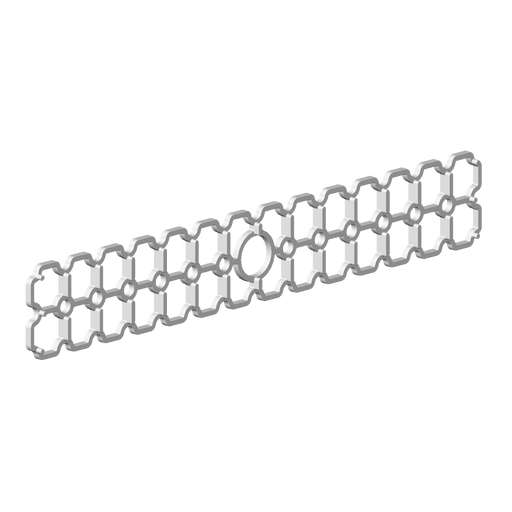 Dornbracht - WaterBar Halter Ersatzteile 091797058 213 x 33 x 4,5 mm