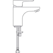Ideal Standard - Waschtischarmatur 145 CERAPLAN III o.Ablaufgarnitur, Ausladung 109mm, Chrom