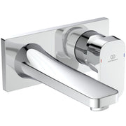 Ideal Standard - Wand-WT-Armatur UP TONIC II,5 l/min., Bausatz 2,Ros.193x83mm,Ausld.180mm,Chrom