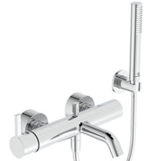 Ideal Standard - Badearmatur AP JOY, m.Stab-HB, Brauseschlauch u.Wandhalter, Chrom