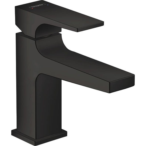Hansgrohe - Waschtischmischer 100 METROPOL mattschwarz kurzer Ausl.Push-Open Abl