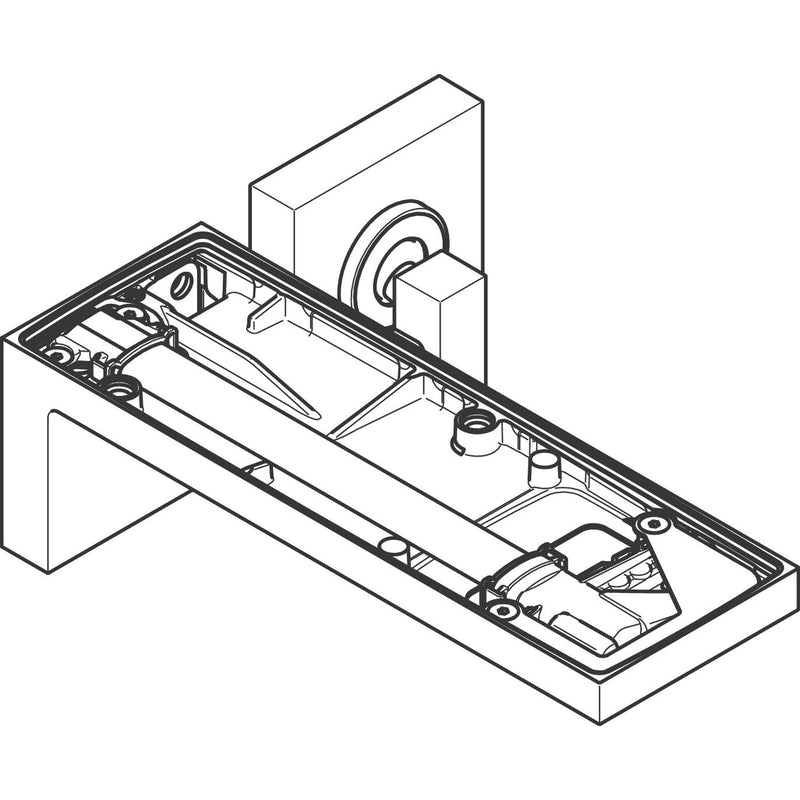 Hansgrohe - 2-Loch WTM UP Axor MyEdition F-Set o.Platte mattschwarz