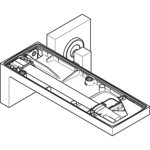 Hansgrohe - 2-Loch WTM UP Axor MyEdition F-Set o.Platte mattschwarz