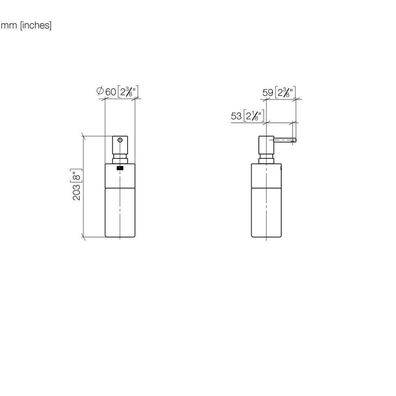 Dornbracht - Spender, Standmodell Serienneutral 84435970 platin
