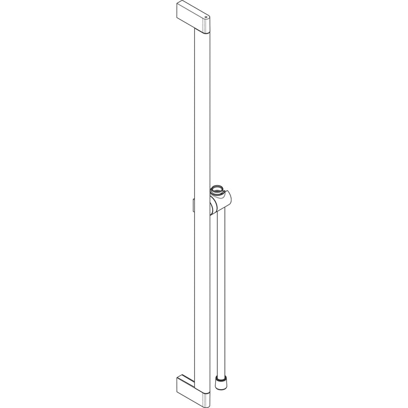 Hansgrohe - Brausestange Unica S Puro 900mm mit Easy Slider und Brauseschlauch MSW