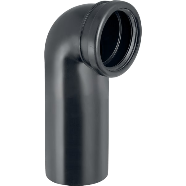 Geberit Vertriebs - PE Wand-WC Anschlußbogen 90 Grad mit Erweiterung d90/90 366.925.16.1