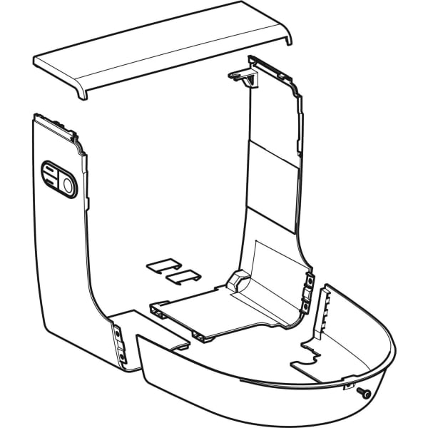 Geberit Vertriebs - Designabdeckung zu AquaClean Mera weiß-alpin