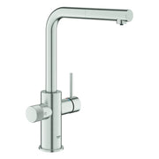 Grohe - SPT-Batterie GROHE Blue Pure Minta 30590 L-Ausl. azb. Mous. supersteel