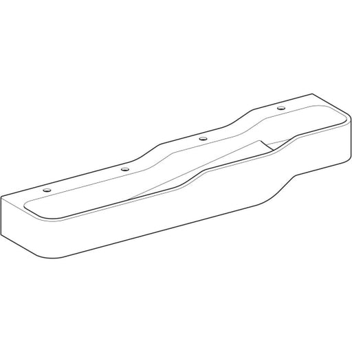 Geberit Vertriebs - Bambini Spiel/Waschlandschaft B:180cm 4 Waschpl., tieferes B li, 4 Hl., weiß